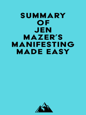 cover image of Summary of Jen Mazer's Manifesting Made Easy